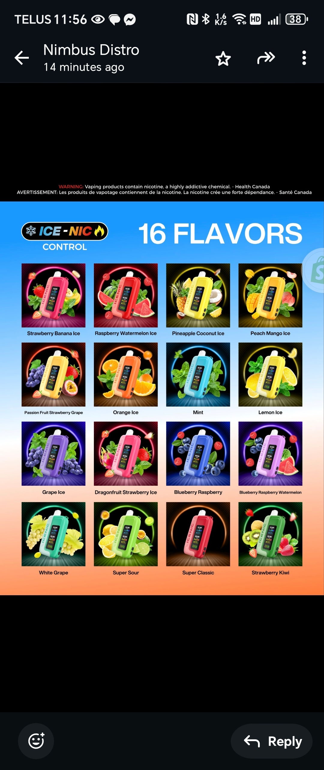 Ice nic 50k