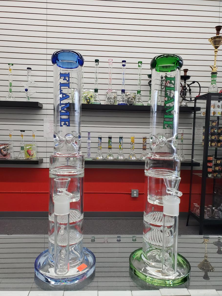 FLAME HONEYCOMB BONG