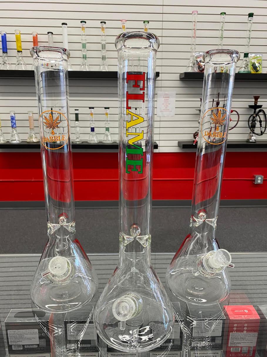 BEAKER BONG WITH ICE CATCHER