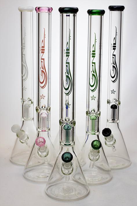 24" Genie 9 mm Single percolator Bong