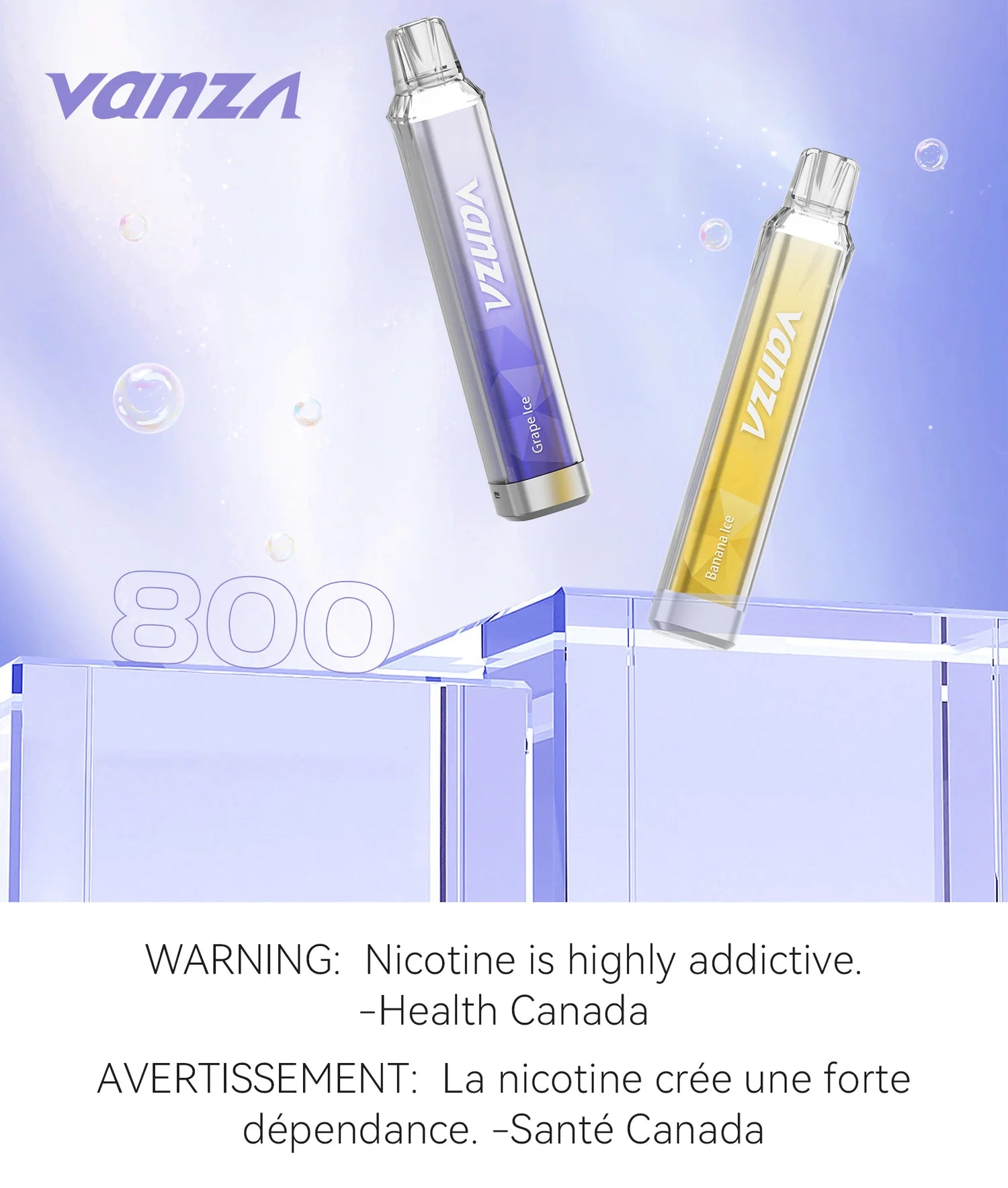 VANZA 800 HIT DISPSOABLE