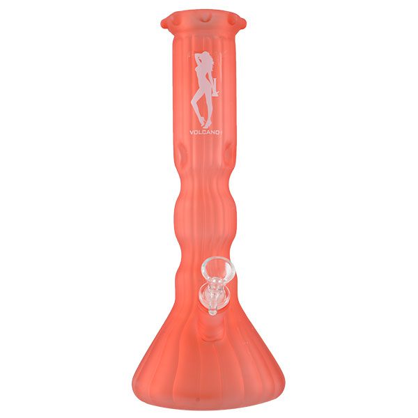 VOLCANO GLASS BONG - 14" (AK061)