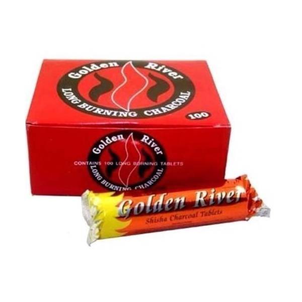 Golden River Charcoals 33mm - 100 Piece Box