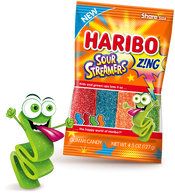 Haribo Zing Sour Streamers