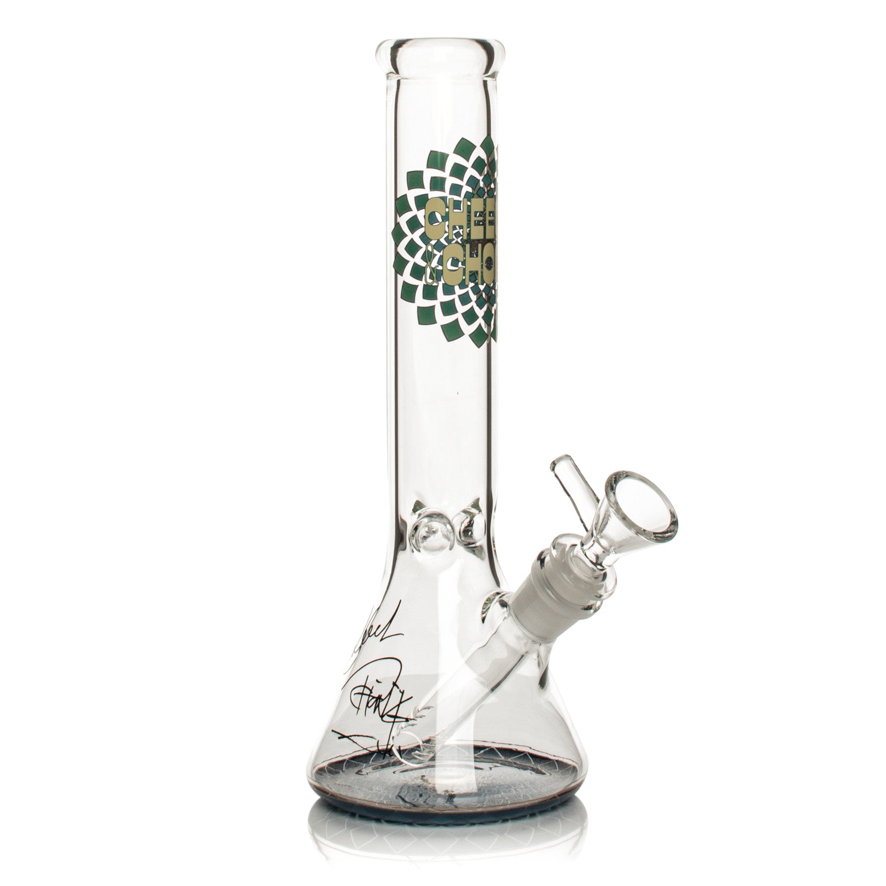 15" 7mm Thick Fibonacci Beaker Base Water Pipe