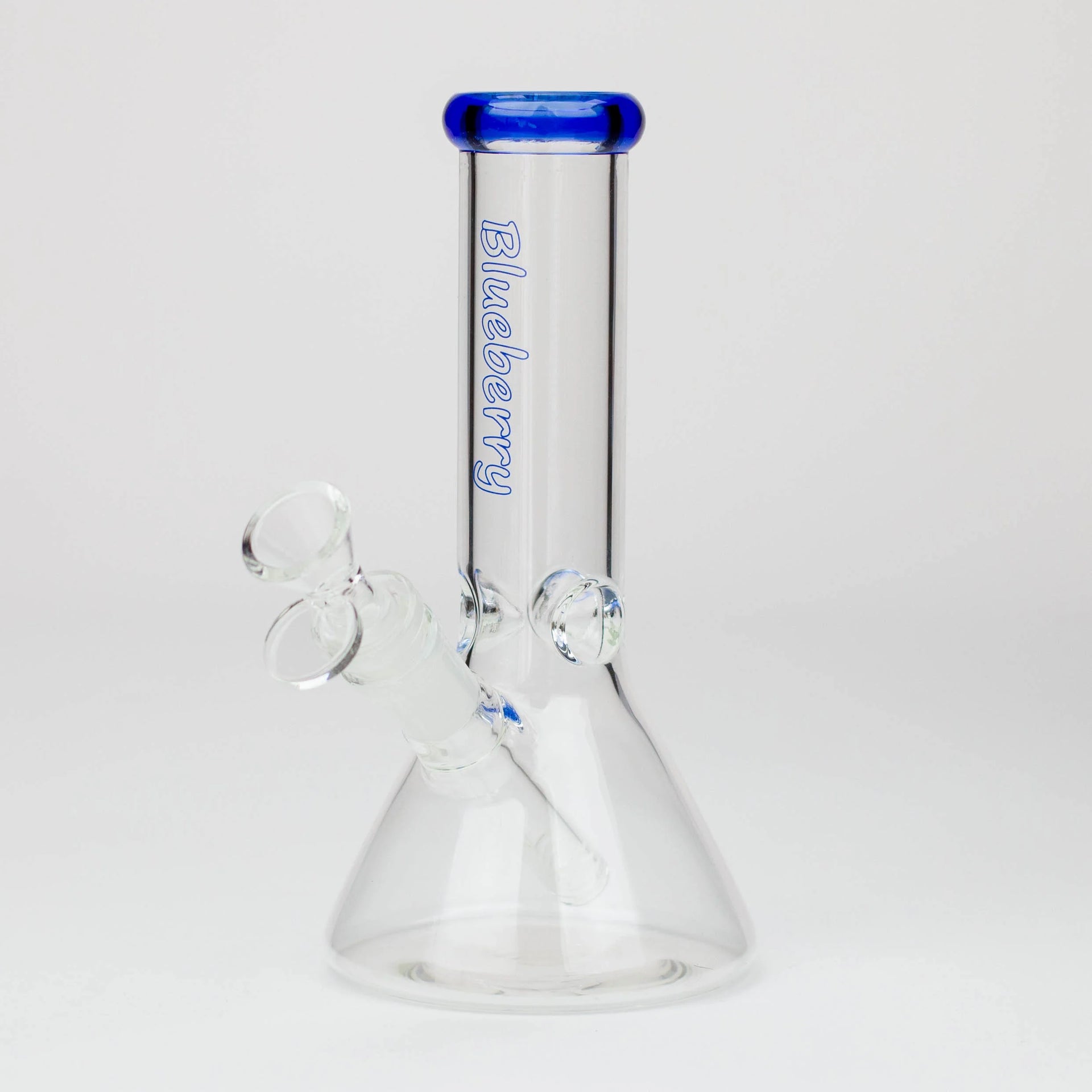 8" Blueberry glass beaker water bongs