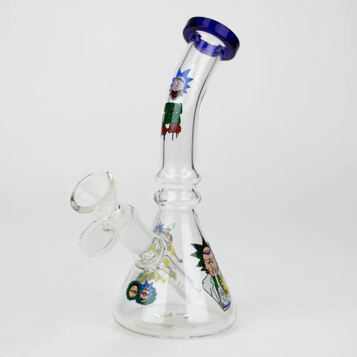 6" RM design glass water bong [BH104]