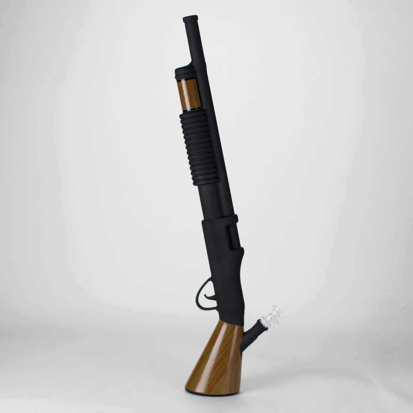 27" Painted Shotgun Design Glass Bong