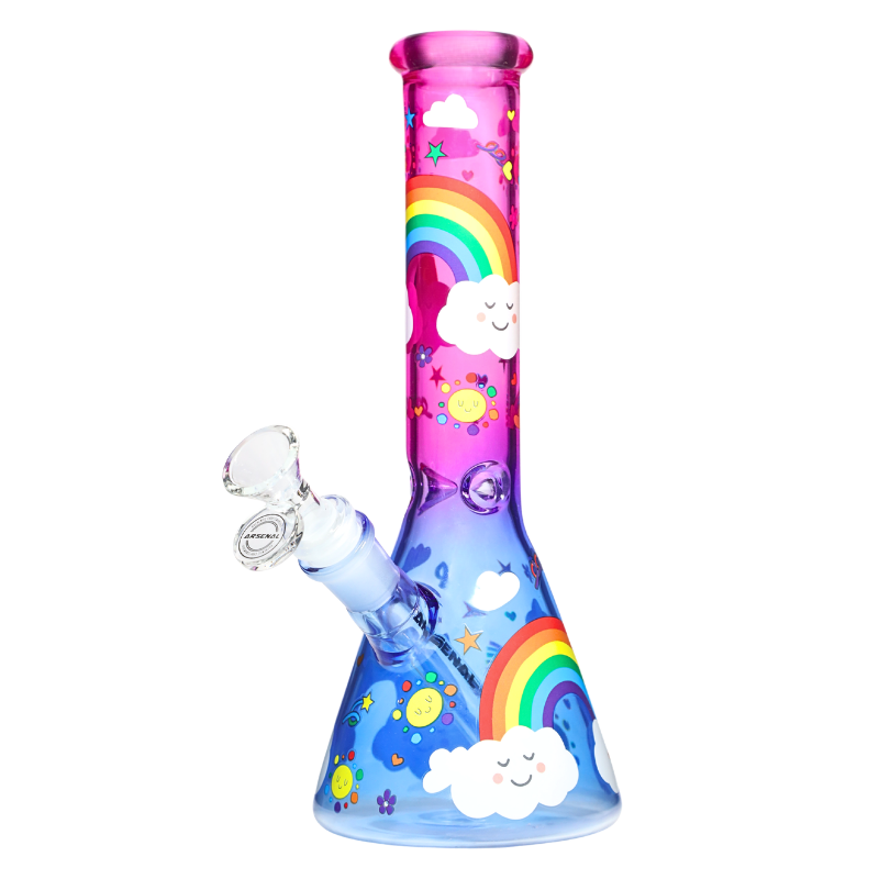 10" 5mm Arsenal Rainbow Bliss Beaker