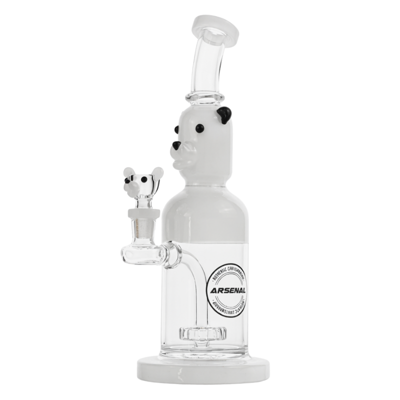BEAR WHITE ARSENAL BONG
