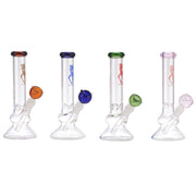 10″ Volcano Glass Bong with Bowl – Assorted (AK2034)
