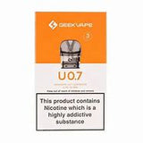 GEEKVAPE U REPLACEMENT POD (3 PACK) [CRC]