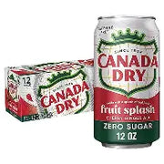 CANADA DRY FRUIT FLASH ZERO SUGAR