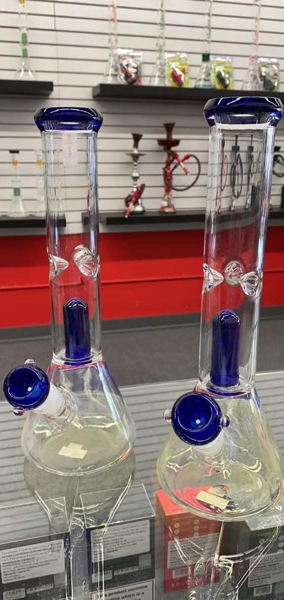 GLASS BONG WITH SINGLE PERC