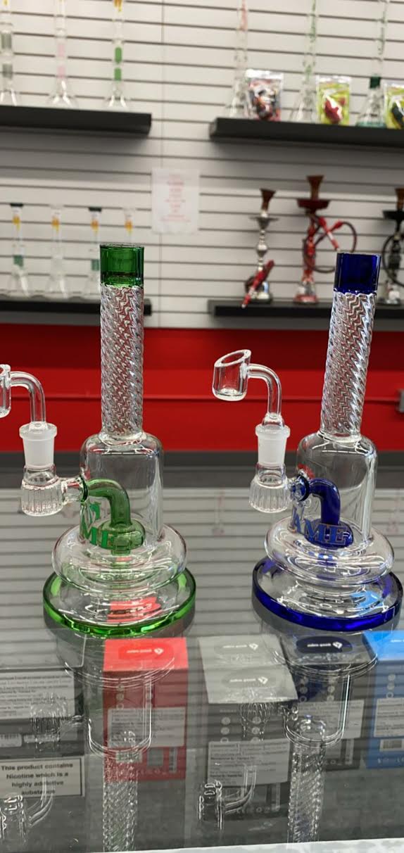 FLAME SPIRAL DAB RIG