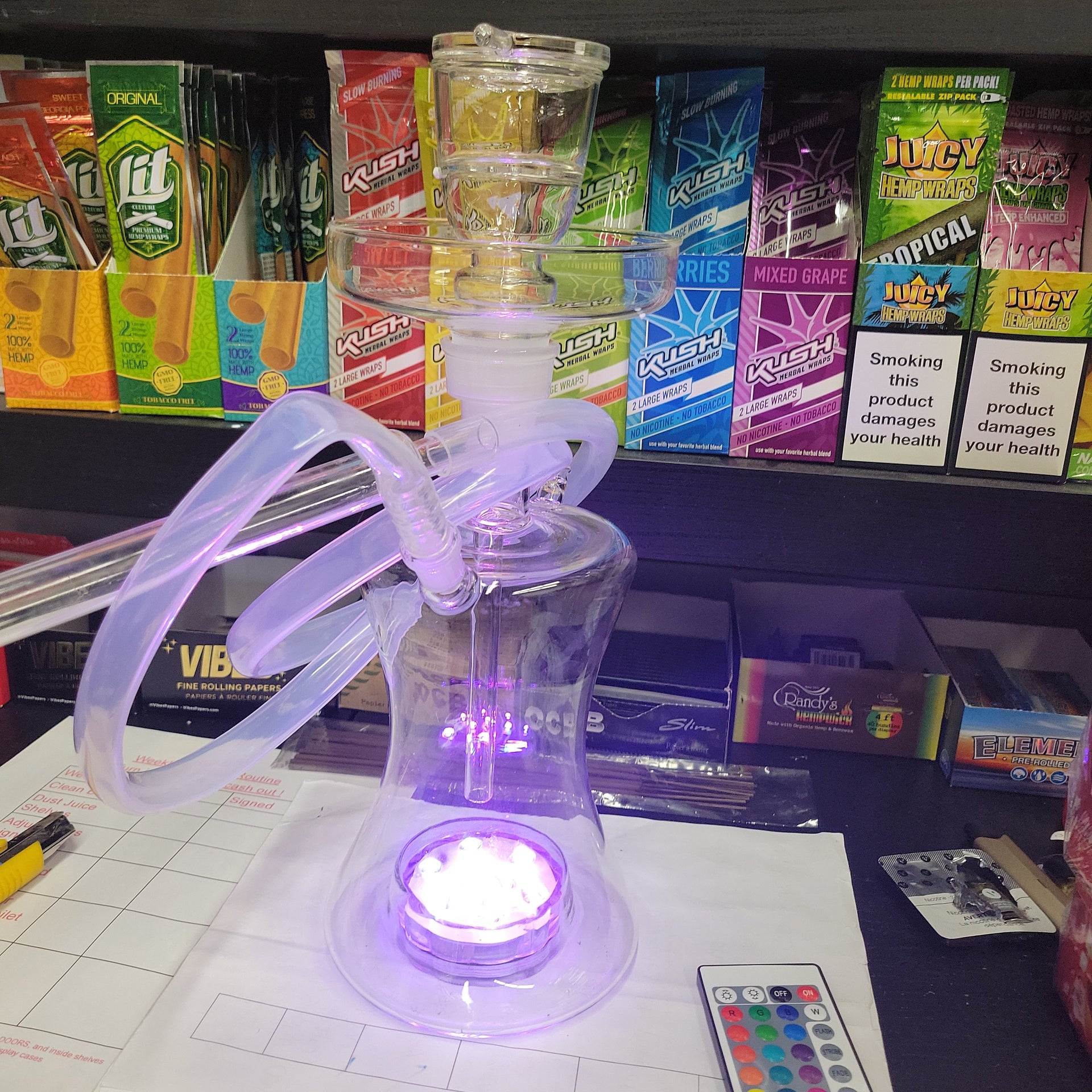 Glass hookah