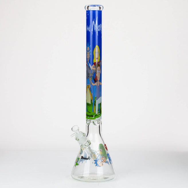 22" RM Cartoon 9 mm glass water bong [16800]