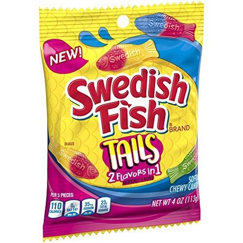 SWEDISH FISH TAILS -5 OZ BAG