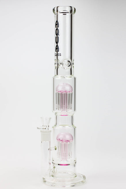18.5" AQUA Glass Dual Tree arm / 7mm /glass water bong