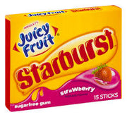 JUICY FRUIT STRAWBERRY STARBURST GUM