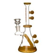 9″  Bubble Bob Pattern Glass Rig