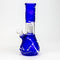 8" single dome percolator glass water bong