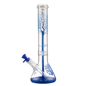 AK062 -15″ 5MM Color Tree Bong with Color Base