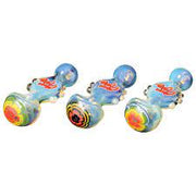 RED EYE GLASS HAND  PIPE