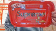 backwoods/ supreme rolling tray
