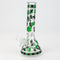 8" Glow in the dark glass bong [XTR1075]