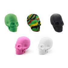 Skull Jar No Goo Non Stick Skull Jar Assorted Colors