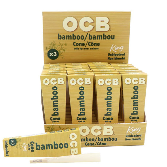 OCB Bamboo Cones – King Size CP1315