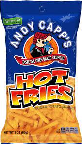 Andy Capp's Hot Fries Corn Potato Snacks