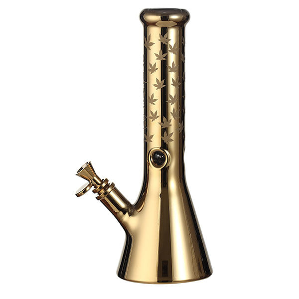 Xtreme Glass Beaker Bong- XTR210 Pink Rainbow