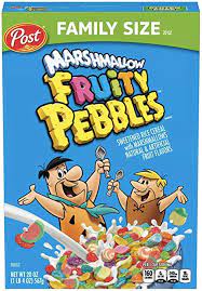 Post Marshmallow Fruity Pebbles Cereal