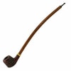 CURVED ENGRAVED CHERRY WOOD SHIRE PIPE