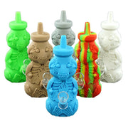 Skull Honey Bear Silicone Bubbler (AK2150)