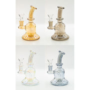 JY1- Glass Bong Oil Slick Colors