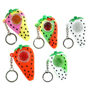Strawberry Silicone Hand Pipe (AK2143)