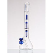 AK114-7MM 18″ Triple Perc Kush Glass Bong
