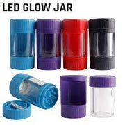 designer glow jar and grinder