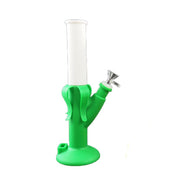 Banana Silicone Bong w/ Glass Bowl – Green (AK2139GN)