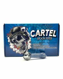 4" CARTEL SPIDER WEB SPOON PIPE