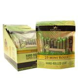 King Palm Organic 25 Mini Rolls Pre-Rolled Wraps